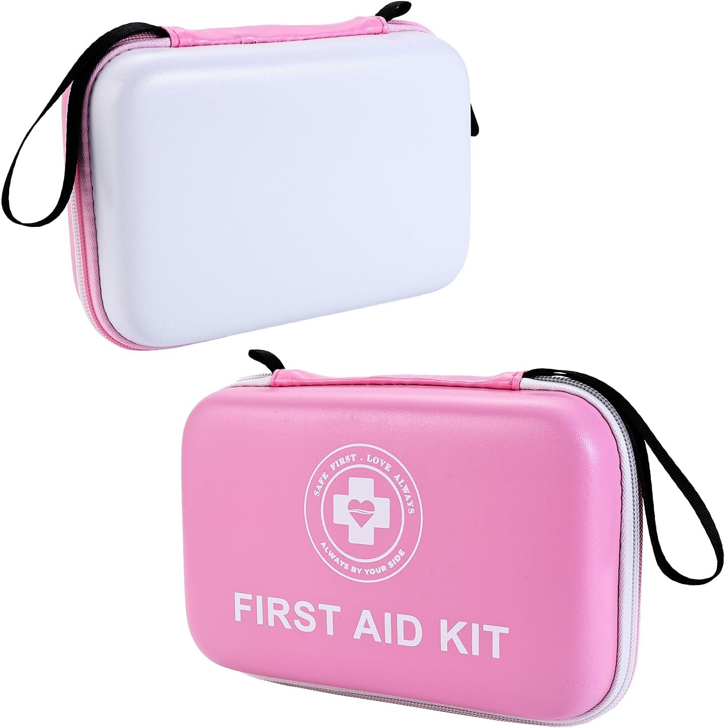 Premium First Aid Kit – 305 Piece Dual-Color Emergency Kit with Hard Shell & Flu