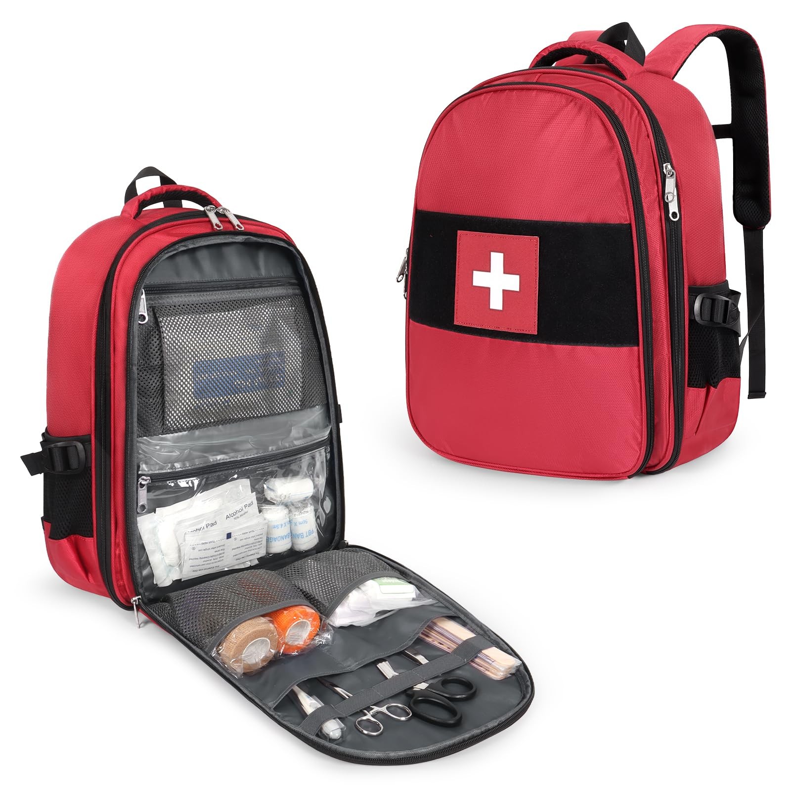 Gatycallaty First Aid Backpack Emergency Medicine Bag Empty Survival Trauma B…