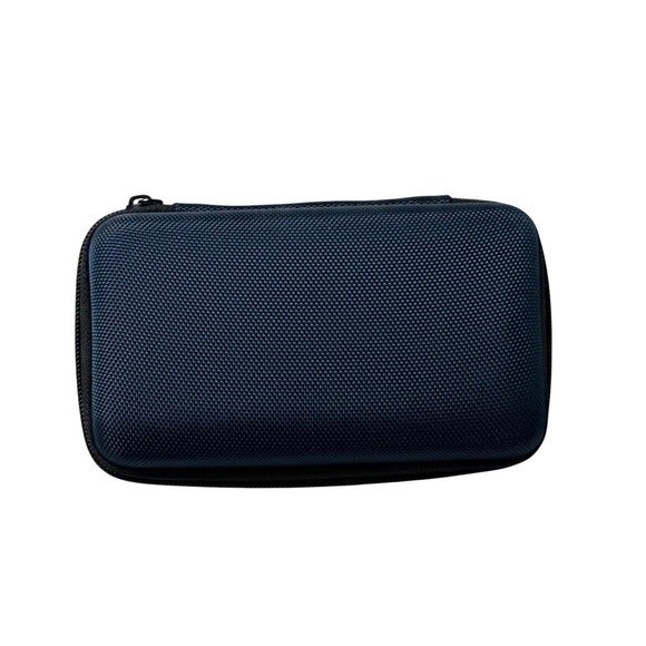 NEW TUMI Delta Navy Blue Hard Shell Travel Amenity Kit with Kiehl's Toiletries