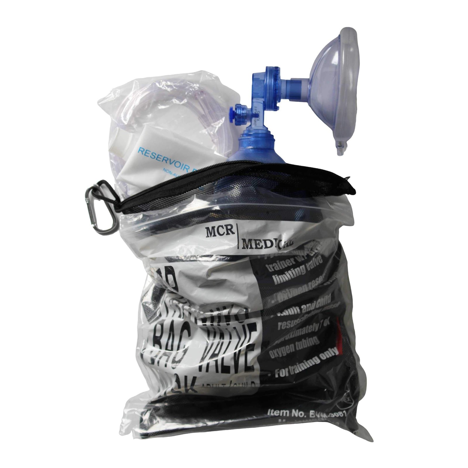 CPR Training BVM Bag Valve Mask Adult Child Kit