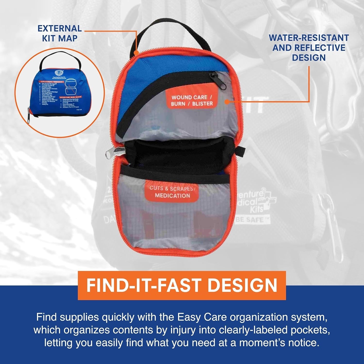 Mountain Series 59-Pc Day Tripper Lite First Aid Kit – Ultralight & Waterproof