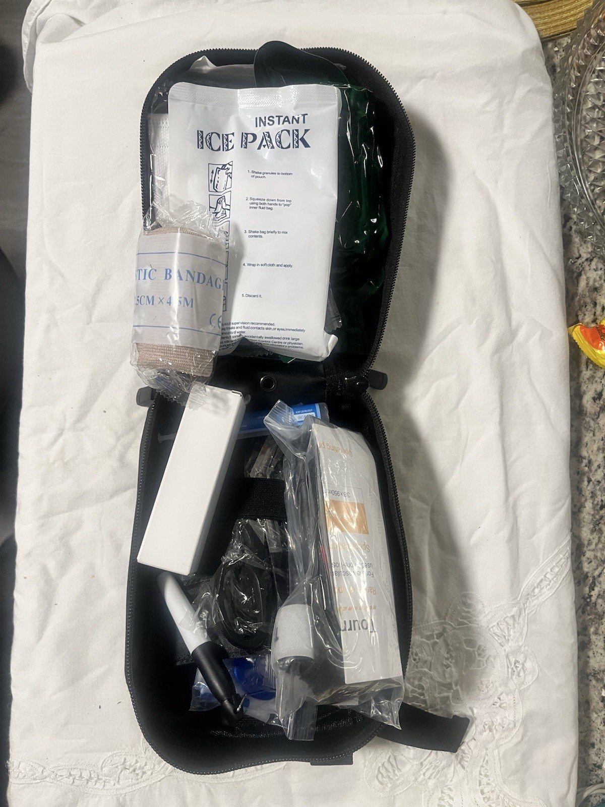 FULLY STOCKED Trauma First Aid Kit Medical EMT Bag Emergency Survival Molle IFAK