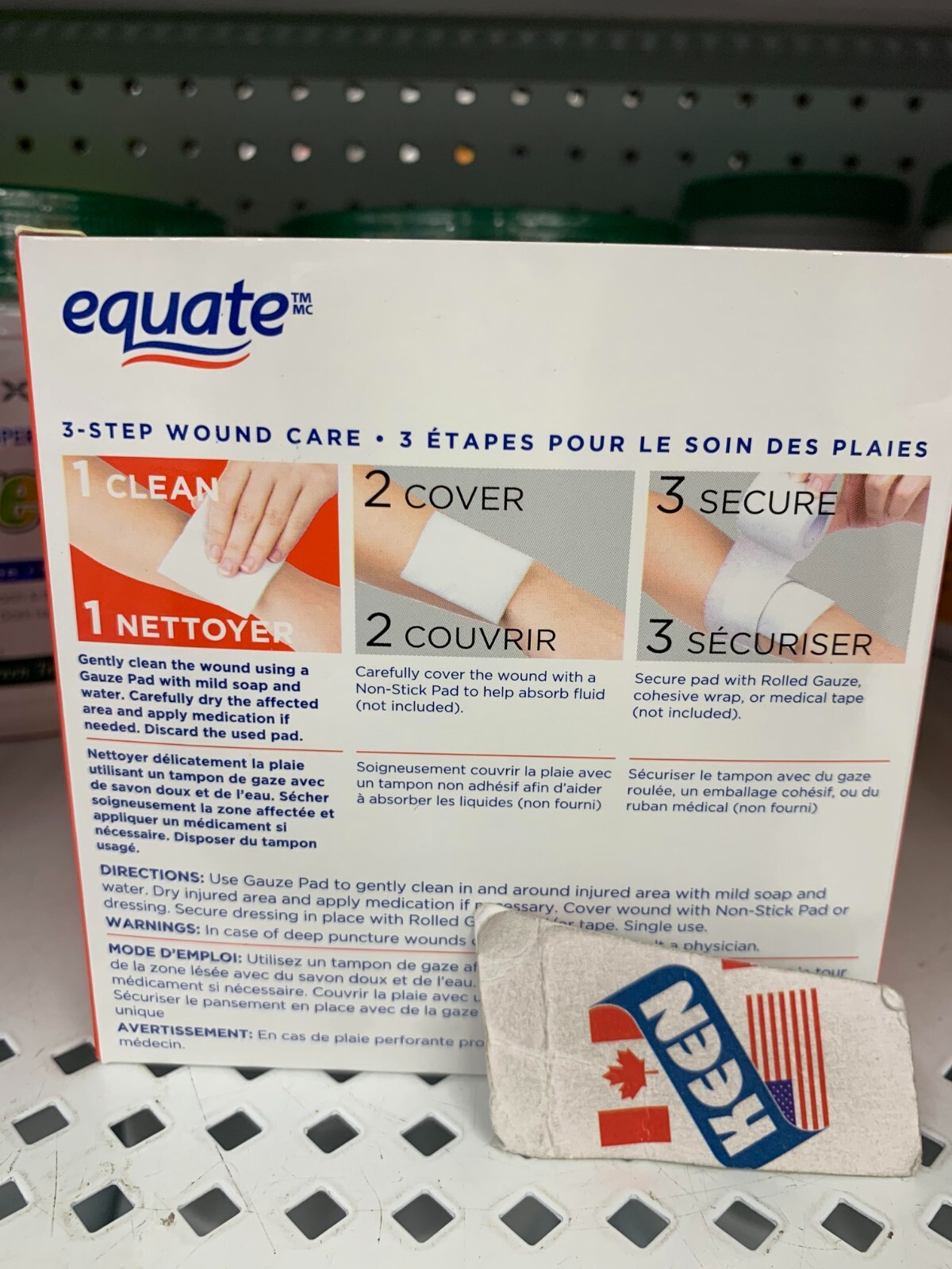 Equate CANADA Gauze Pads, 3"x 3", 25 Count