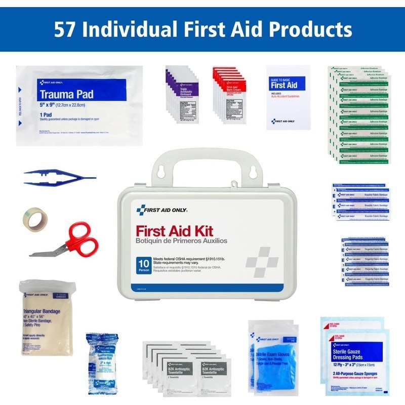 Comprehensive Emergency First Response Kit Home Office Travel Vehicle Safety New