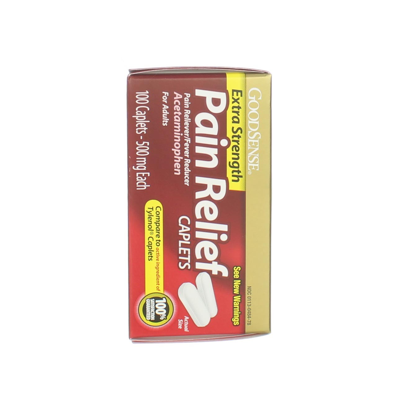 5 Pack GoodSense Acetaminophen Extra Strength Pain Reliever Caplets, 500 mg, …