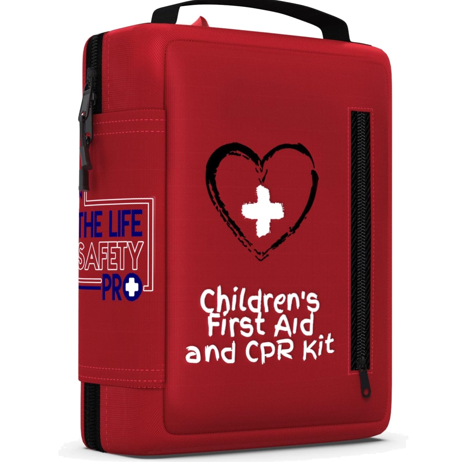 Portable First Aid Kit for Kids with CPR Shield – Ideal for Home, Car, School…