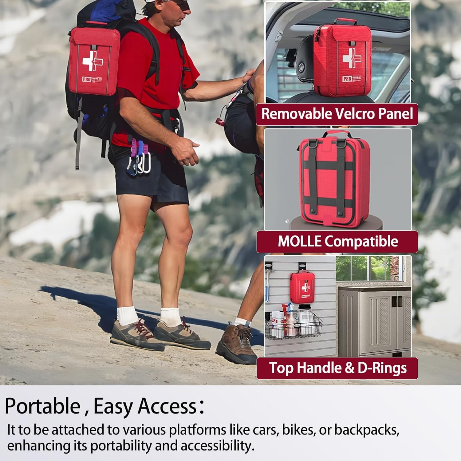 Upgrade – Comprehensive First Aid Kit with Labelled Compartments