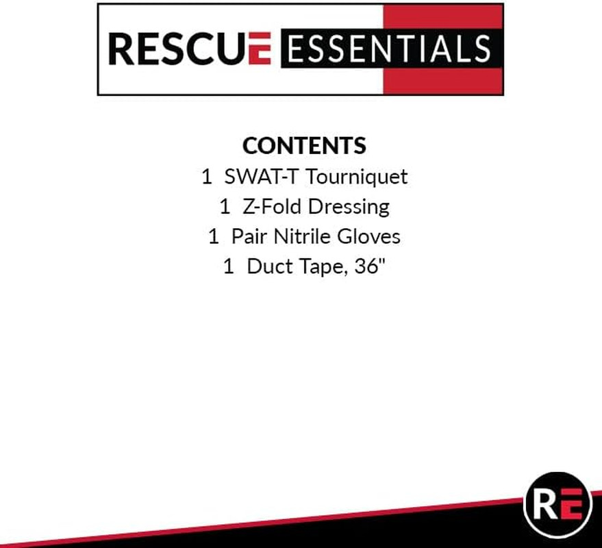 Pocket Trauma Kit – Compact Vacuum-Sealed IFAK with SWATT Tourniquet, Gauze, Glo