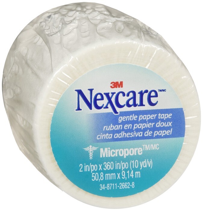 Nexcare Micropore Gentle Paper Tape 2 In x 10 Yd 10 YD