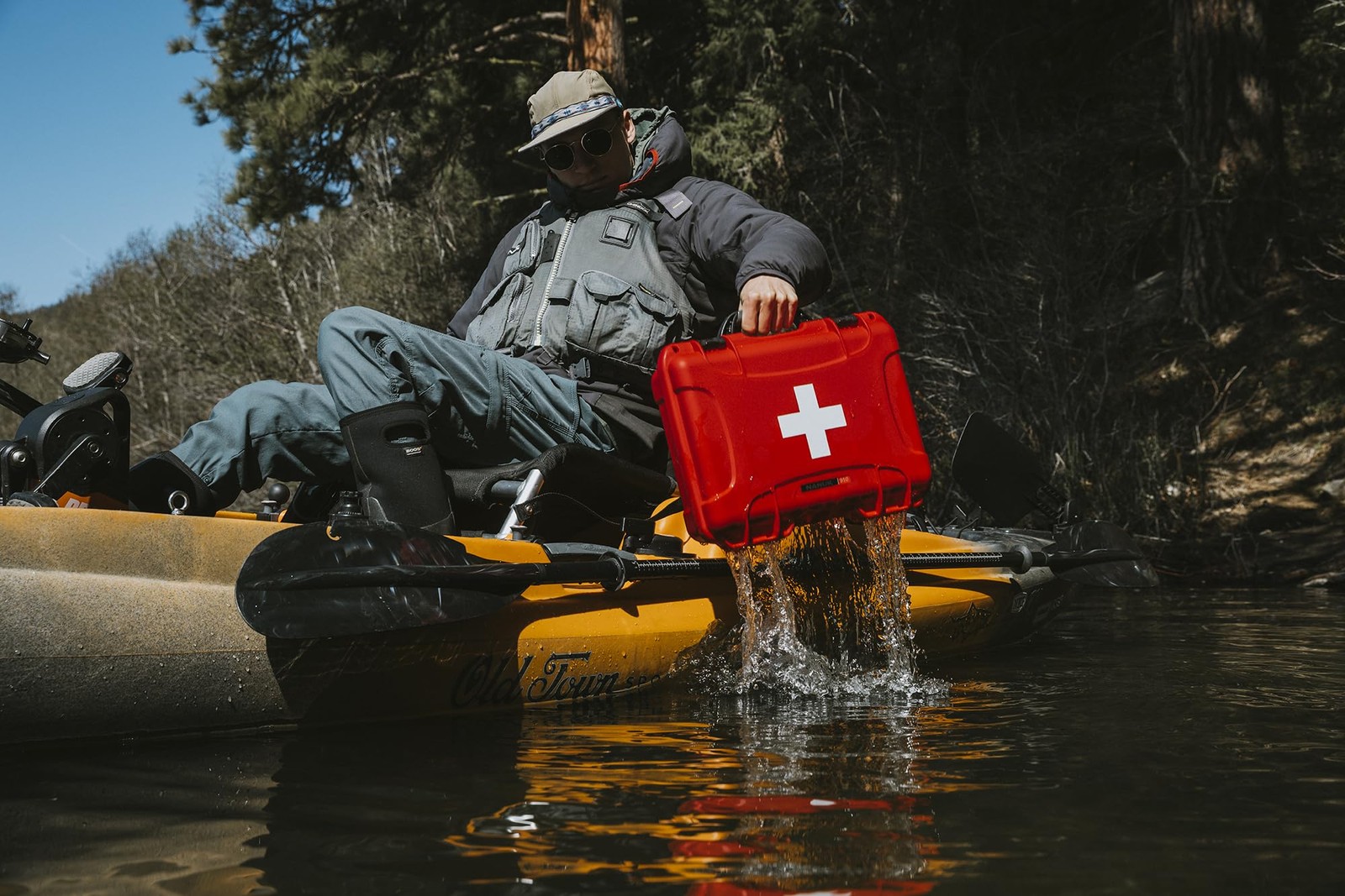 910 Waterproof First Aid Box Empty – Durable, Medical First Aid Organizer Cas…