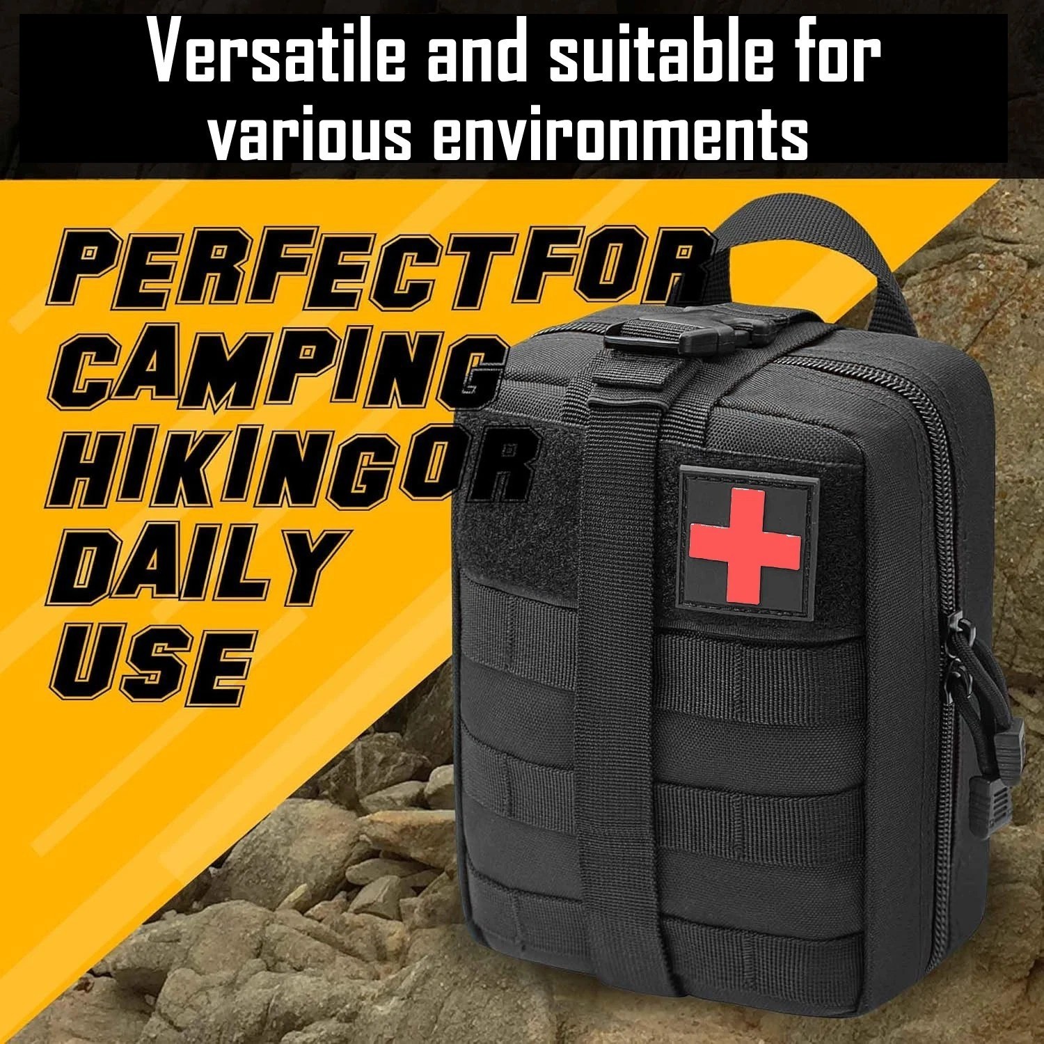 Military Tactical IFAK Trauma Bag First Aid Kit Survival Emergency Camping Medic