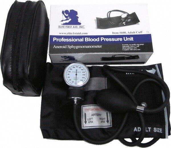 NEW Adult Blood Pressure Unit Cuff Kit in Case for Medical EMS EMT Field Medics