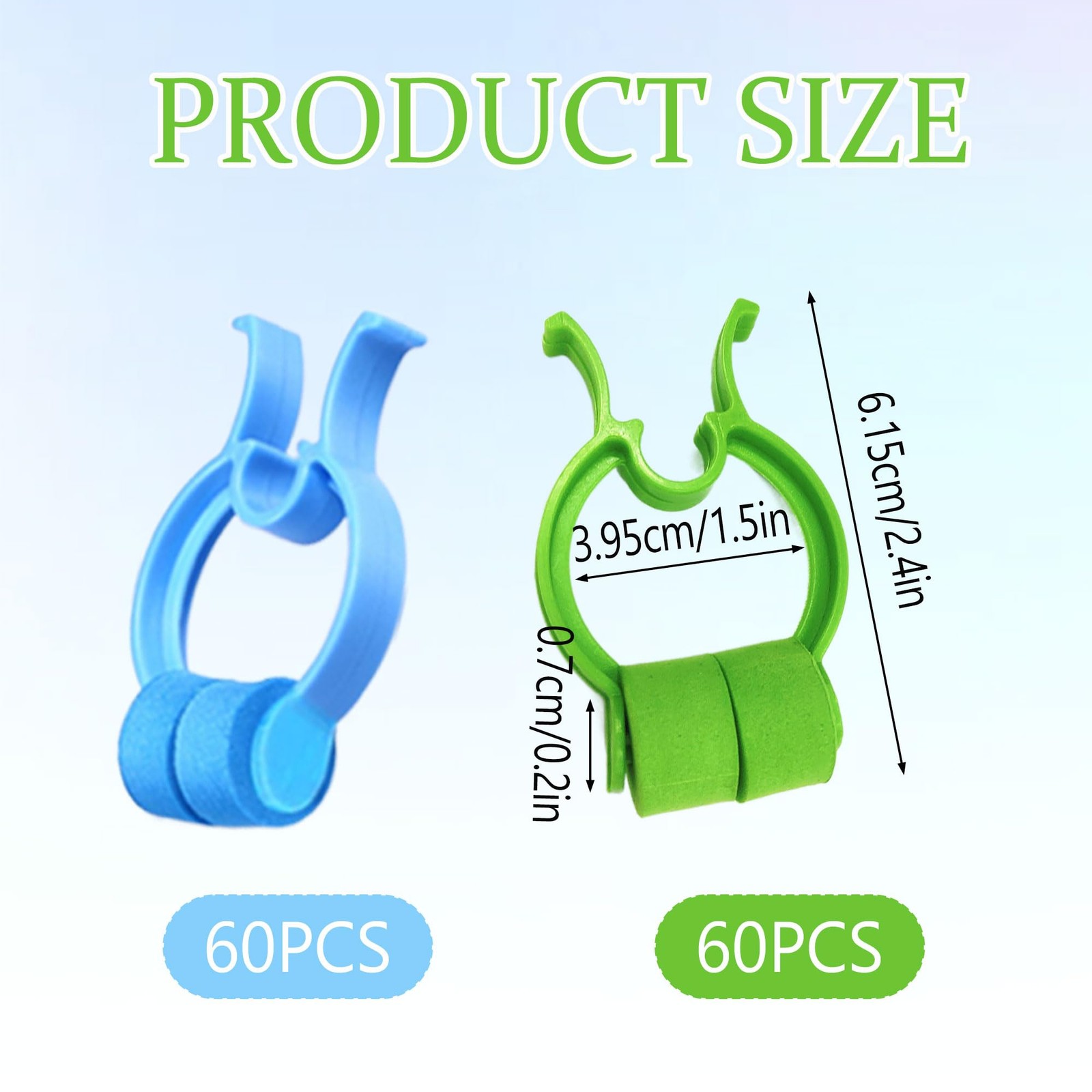 120 Pcs Plastic Foam Nose Stop Clips Nose Nasal Stopper Clips for Accidental …