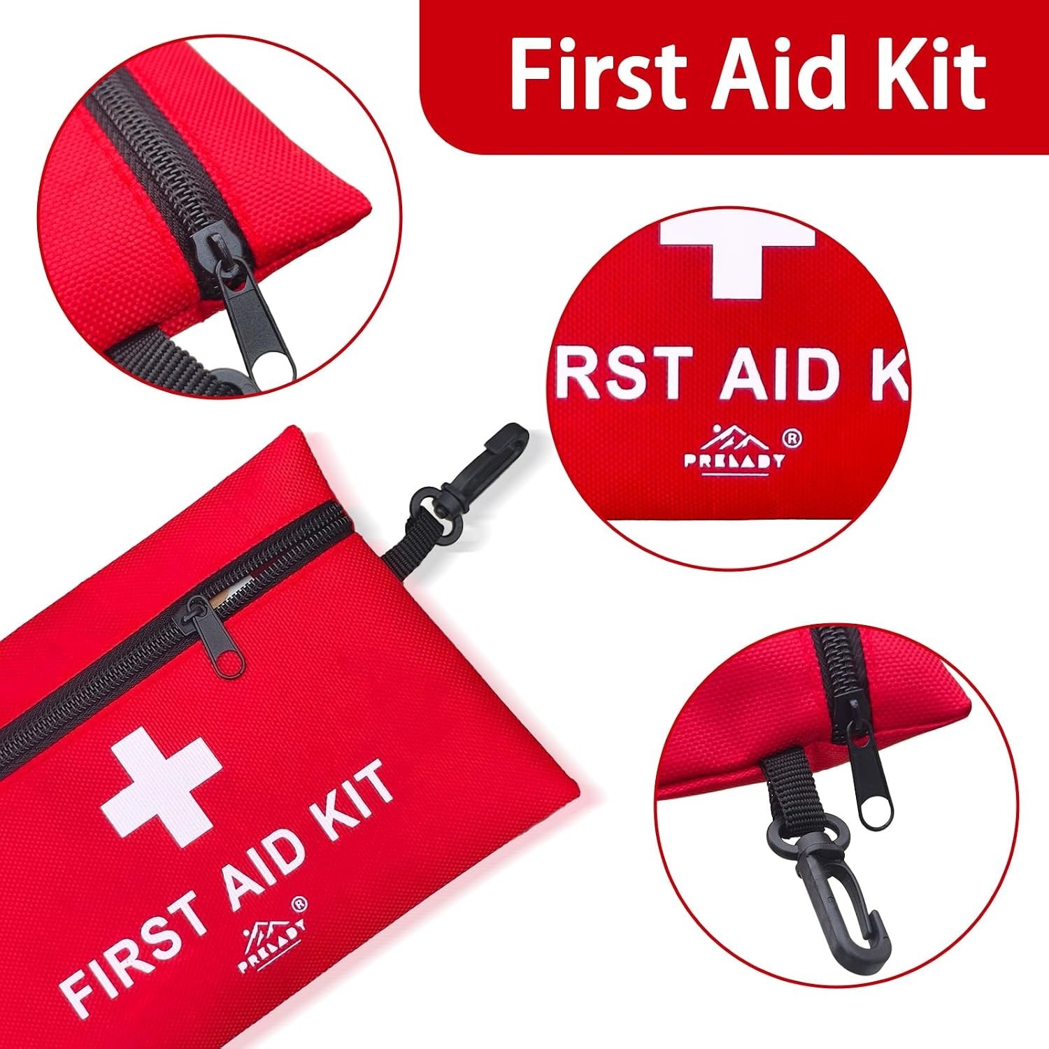 152 Piece Small First Aid Kit, Travel Size First Aid Kit TSA Approved, Mini F…