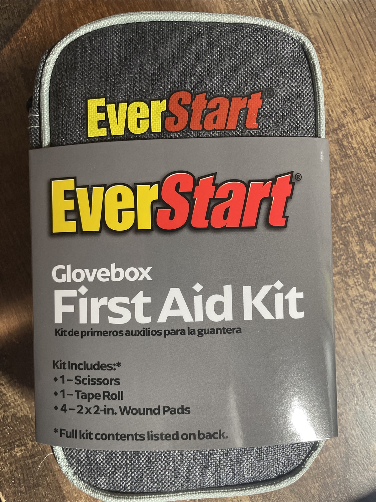 EverStart Glove Box First Aid Kit 82pc Emergency Survivor Set For Vehicle.