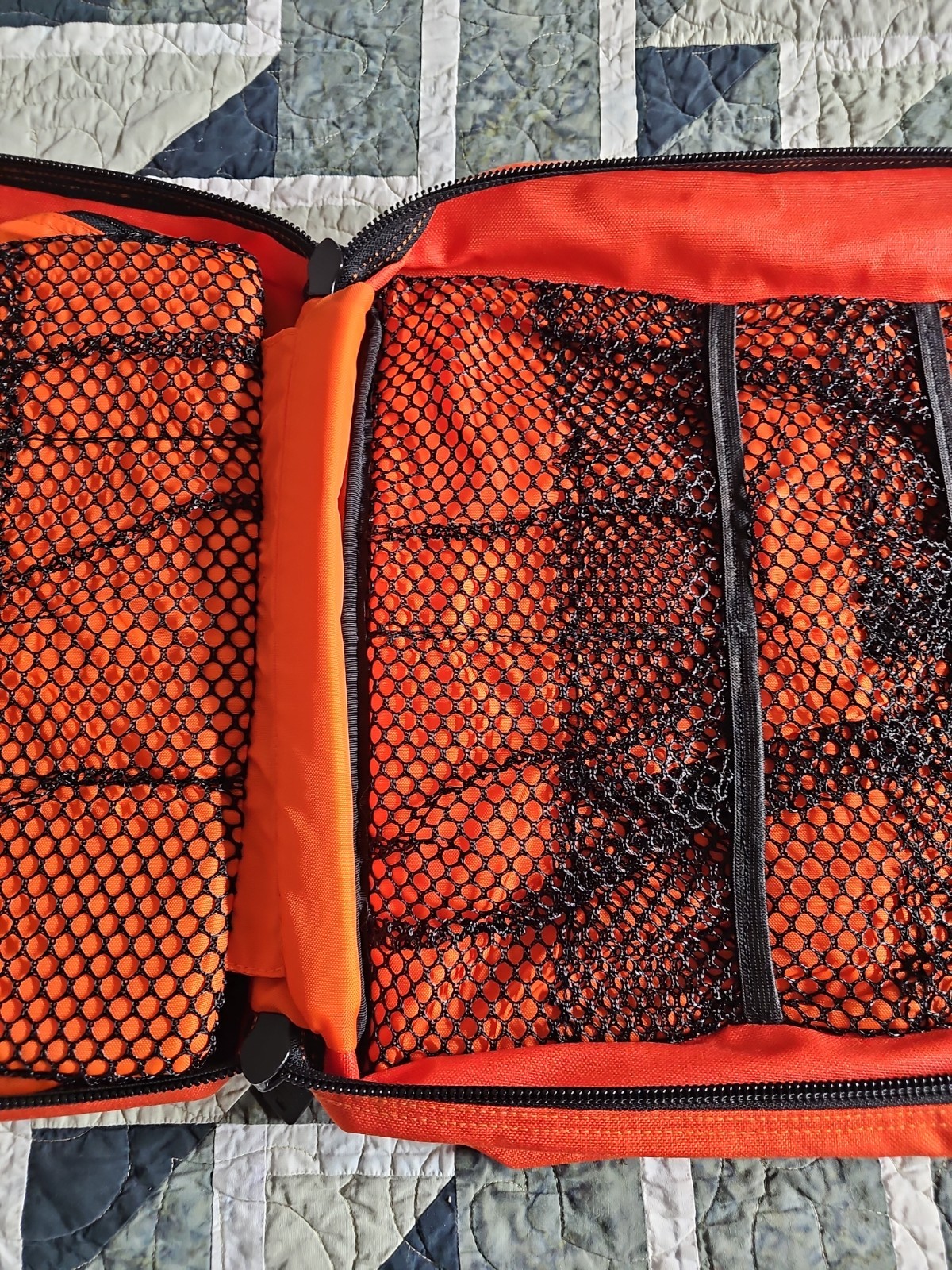 Trauma Backpack Bag, Orange, Empty Medical Bag Empty First Responder EMT W3