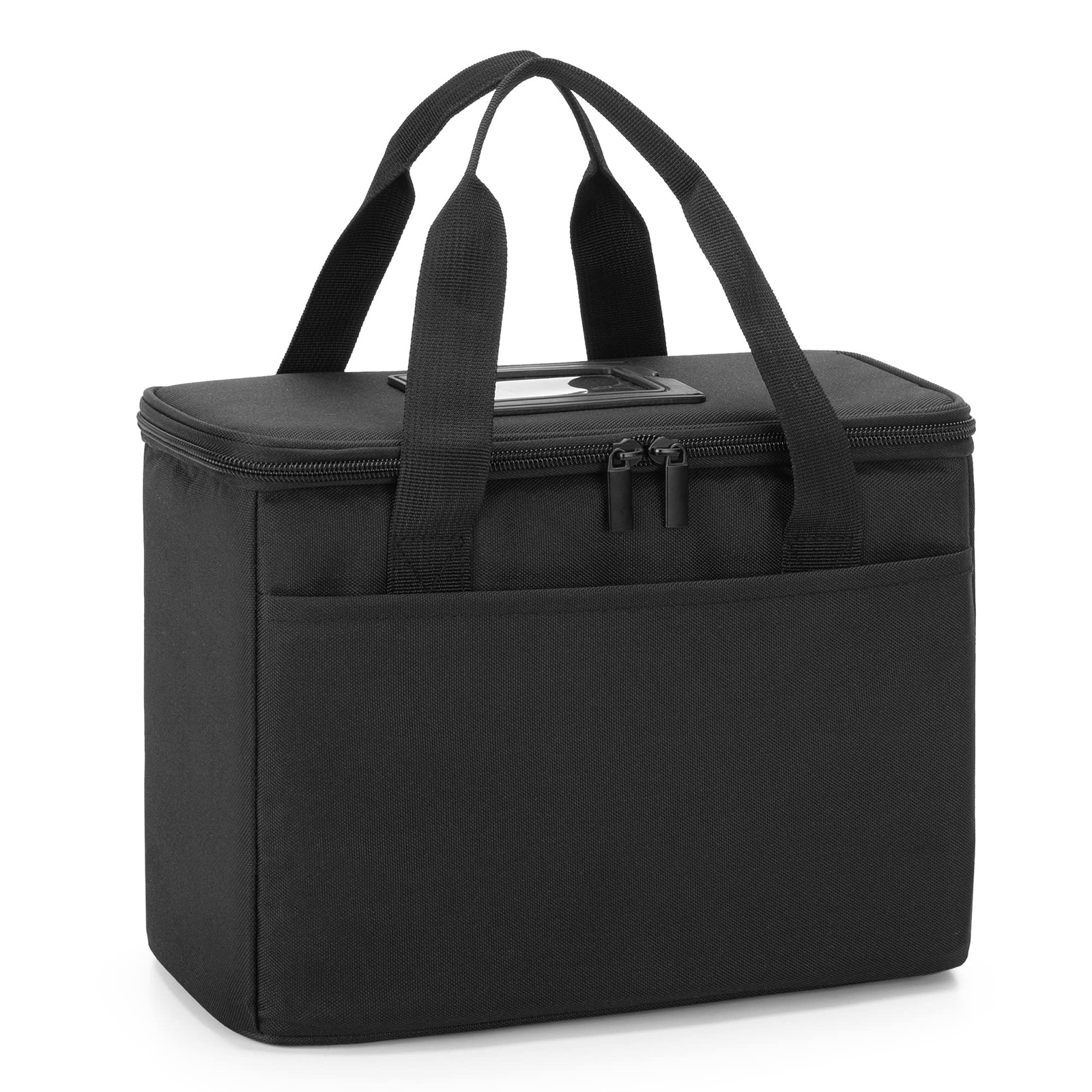 Trunab First Aid Bag Empty Small Medicine Storage Case, Small, Black