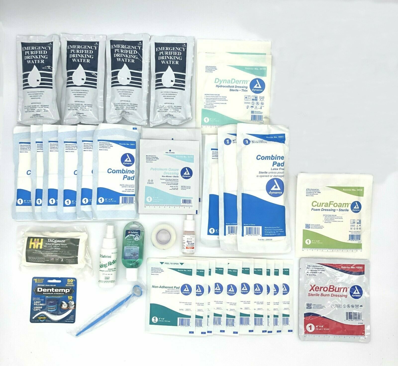 ClaryMed 206 Piece San Andrea First Aid Kit, For Your Car, Bug Out Bag