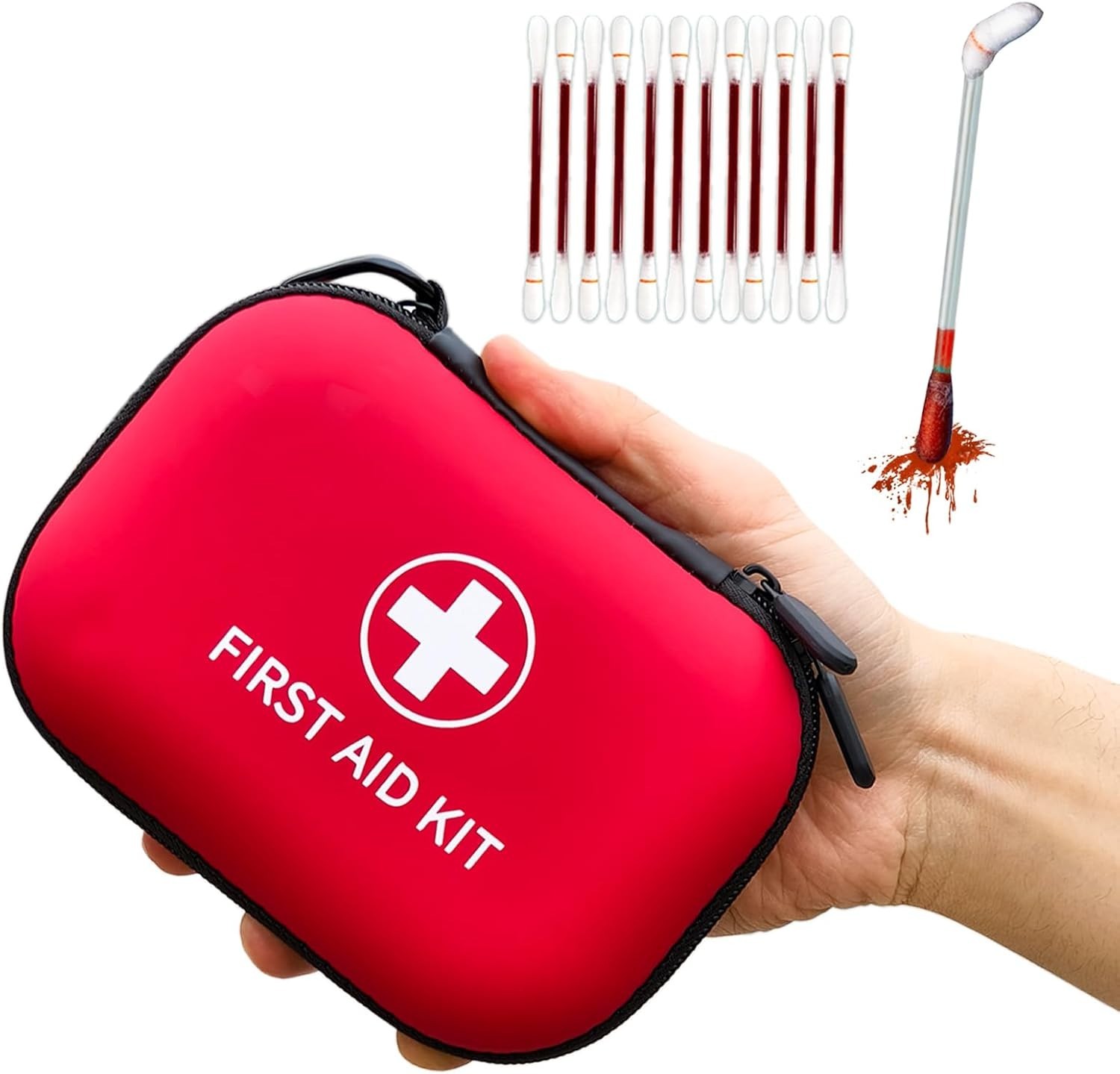 138 Pcs Mini First Aid Kit Travel Size, TSA Approved Small First Aid Kit for …