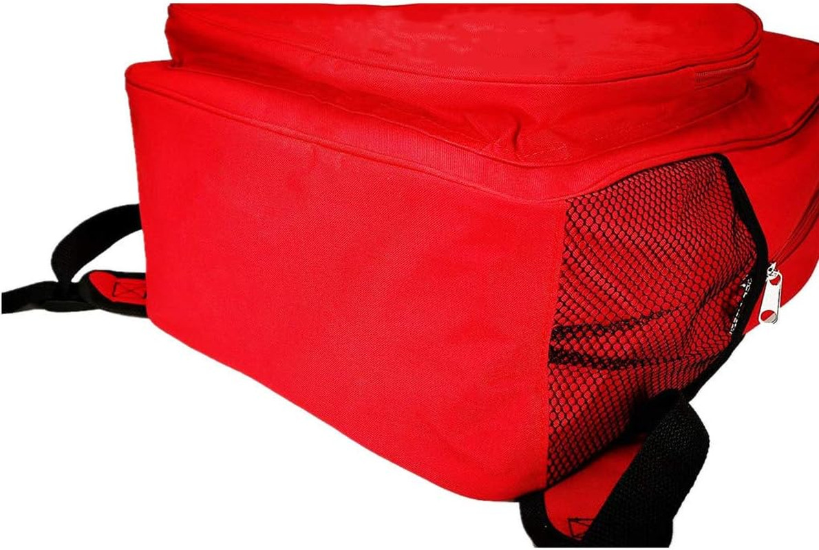 Red First Aid Bag Empty First Aid Backpack Empty Medical Storage Bag for First A