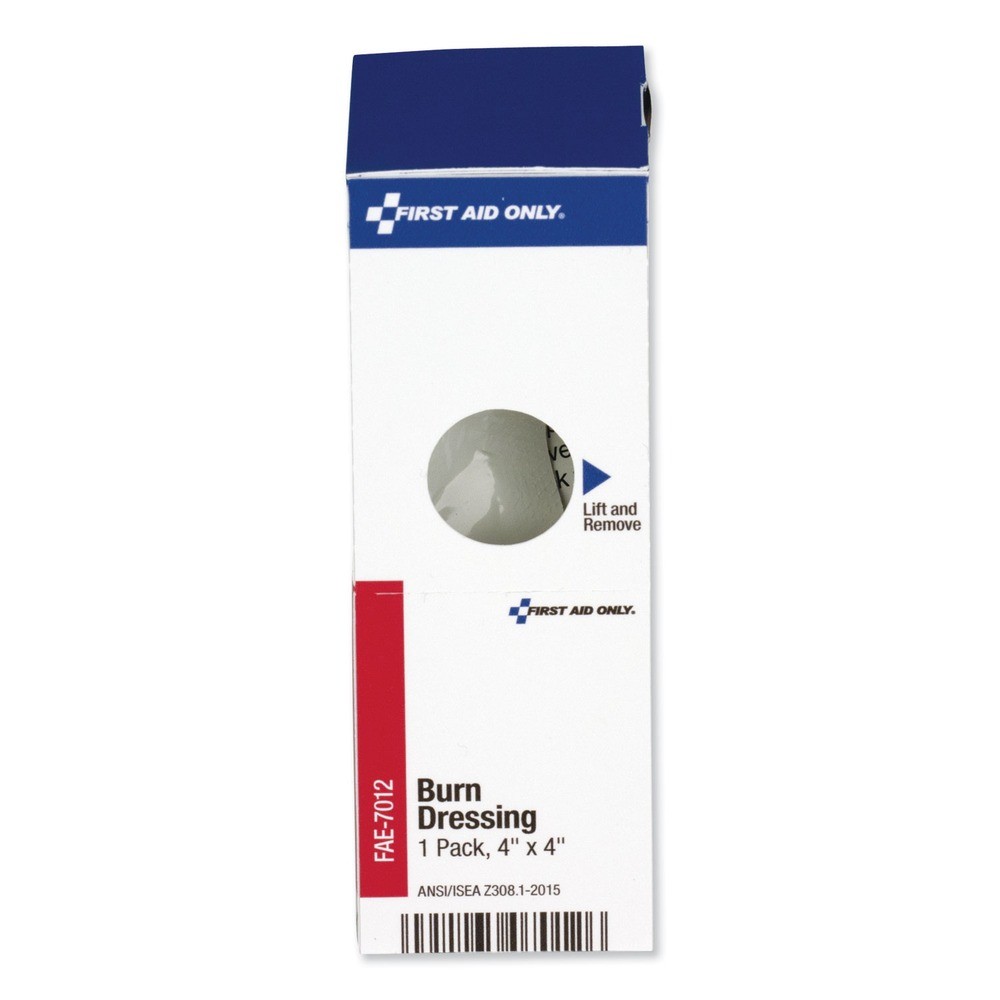 First Aid Only FAE7012 4 in. x 4 in. Burn Dressing Refill – White (1/Box) New