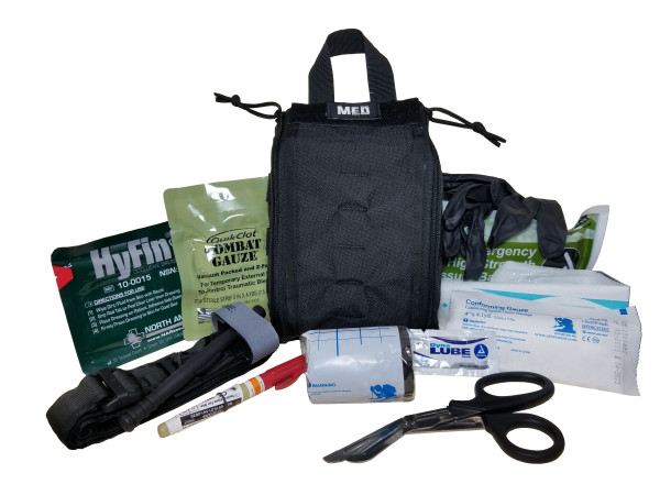 ELITE FIRST AID Patrol Trauma Kit (LvL 2) STOCKED Tactical First Responder EMS