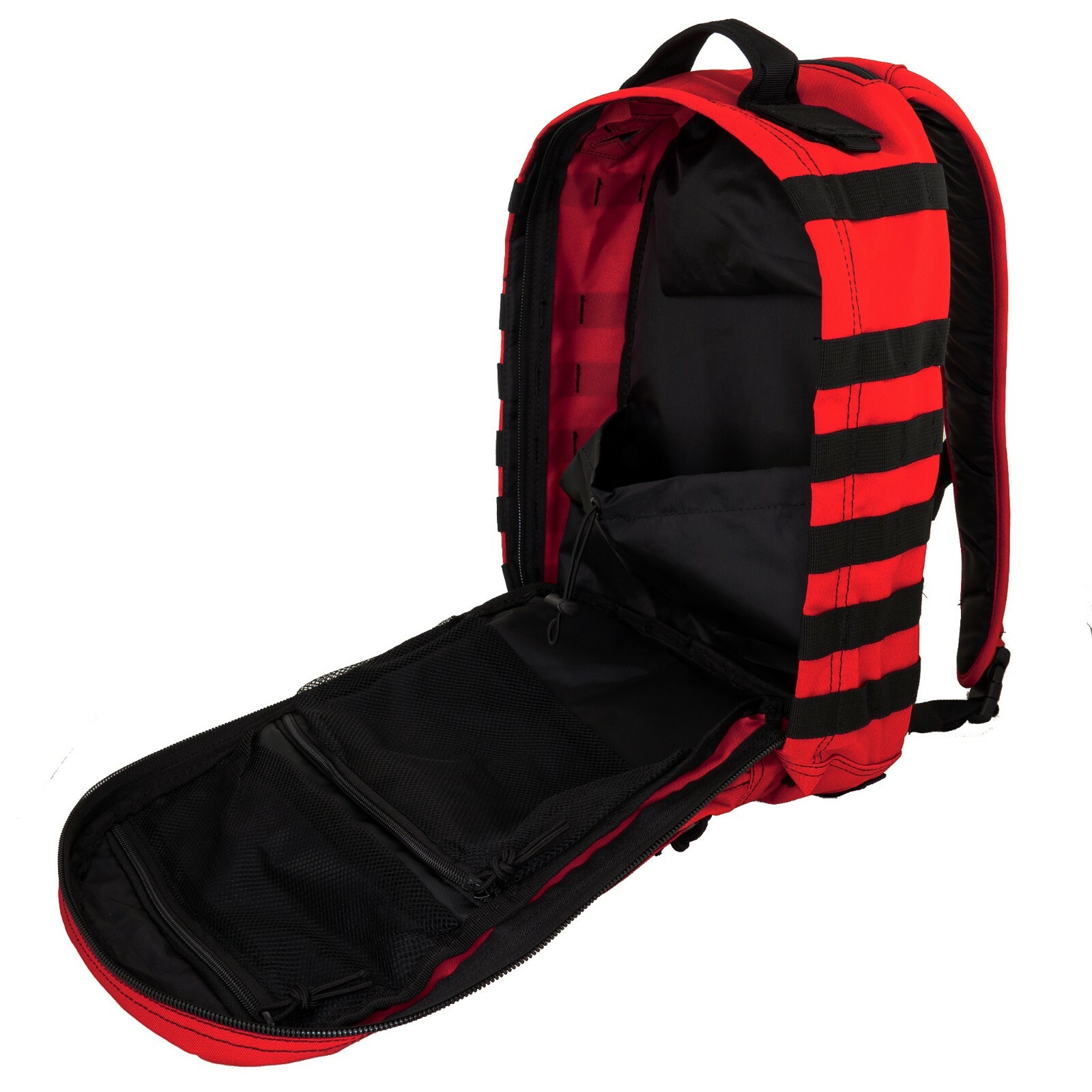 LINE2design First Aid Trauma Backpack – EMS Medical Tactical Molle Bag – Red