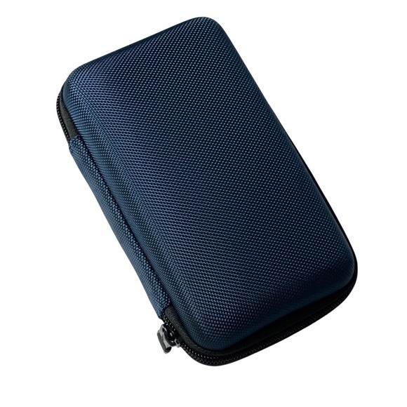 NEW TUMI Delta Navy Blue Hard Shell Travel Amenity Kit with Kiehl's Toiletries