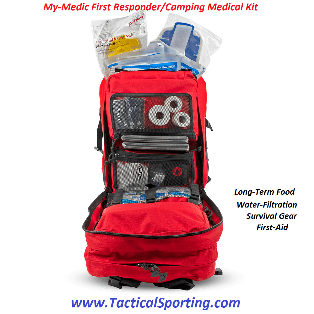 Medic MyFax Medical First Aid Kit Large Standard 200+ EMS First Responder Police