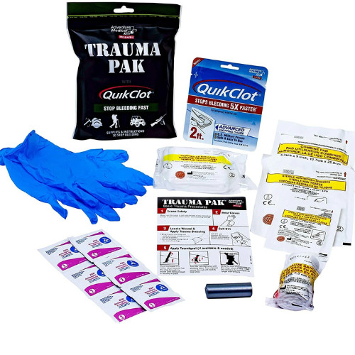 Adventure Medical Kits 20640292 Trauma Pak with QuikClot