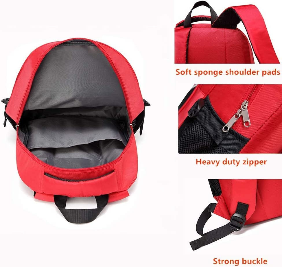 Empty First Aid Bag Red Medical Bag Trauma Bag Waterproof for Traveling & Hiking