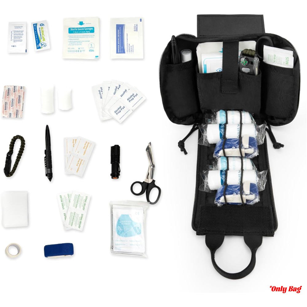 Tactical Molle First Aid Kid Utility Medical Bag Waist Pack Survival Medic Bag
