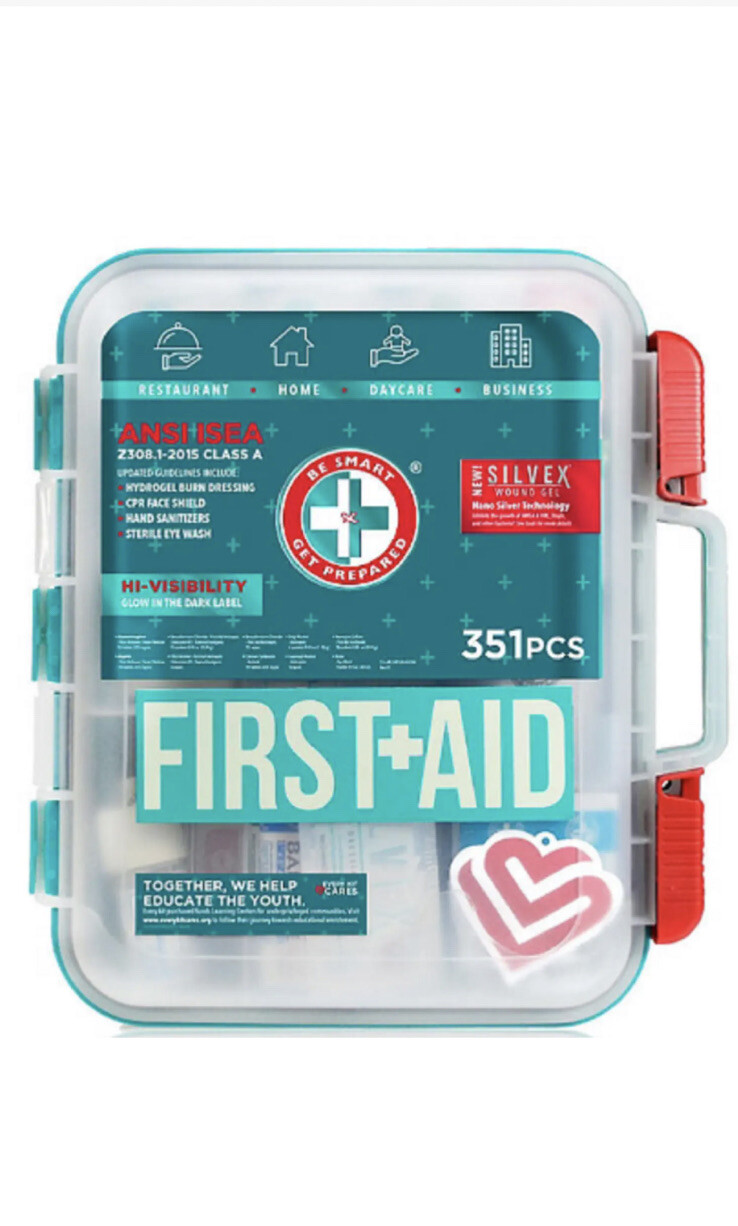 Be Smart Get Prepared 20-HBC-01064 Original First Aid Kit – 351 Piece