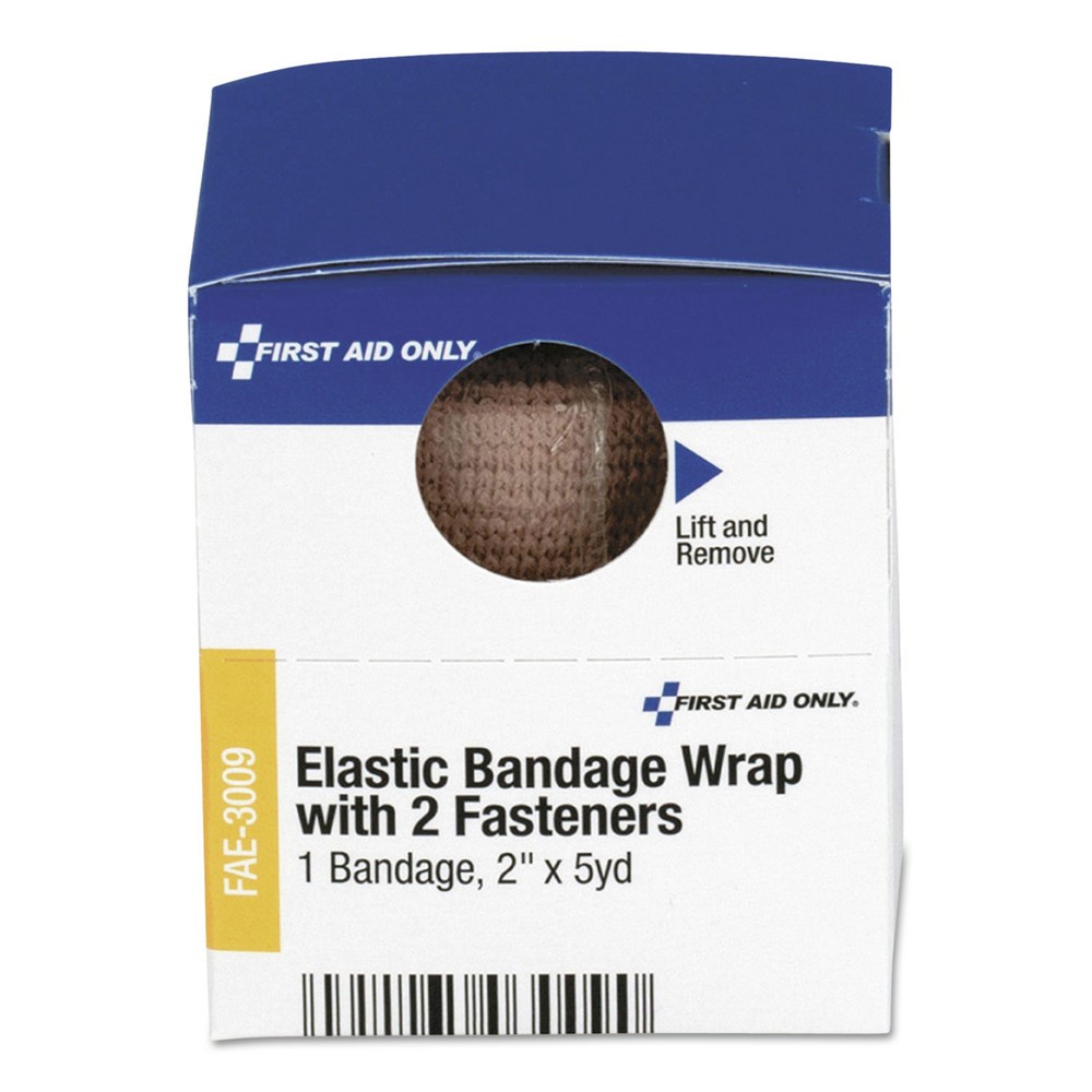 First Aid Only FAE3009 2" x 5 yds Latex-Free Elastic Bandage Wrap New