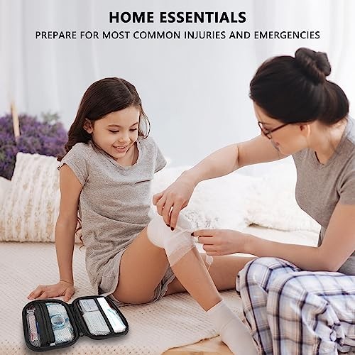 Compact 120-Piece First Aid Kit – Waterproof Medical Supplies for Home, Travel,