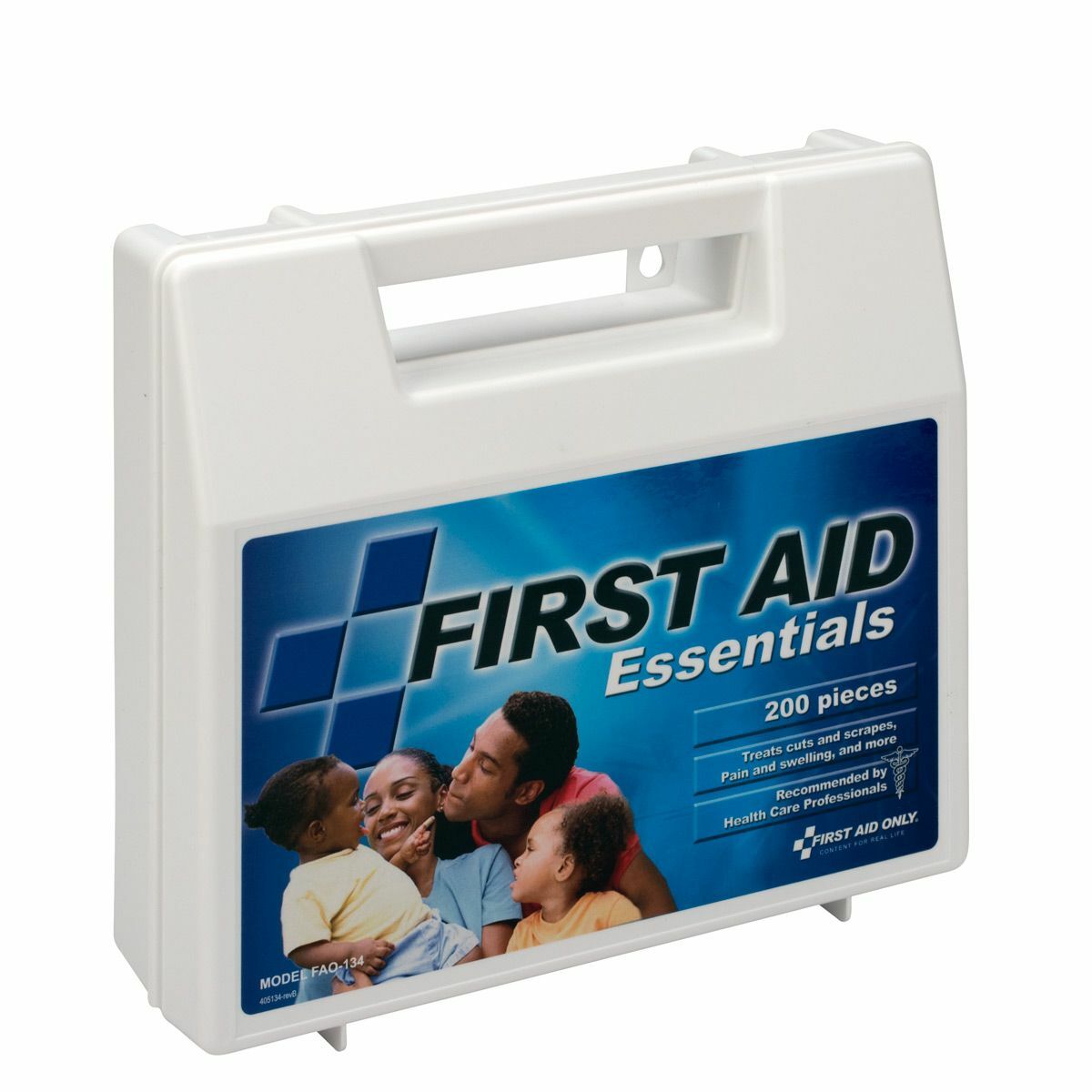 First Aid Kit, 200 Pieces, Plastic Case, All Purpose First Aid Emergency Kit
