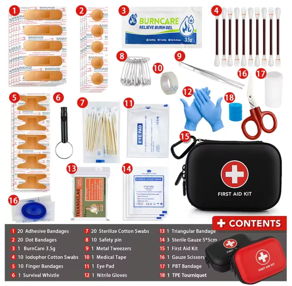 First Aid Kit Multi-purpose Emergency Medical Portable Medical Bag Outdoor Multi