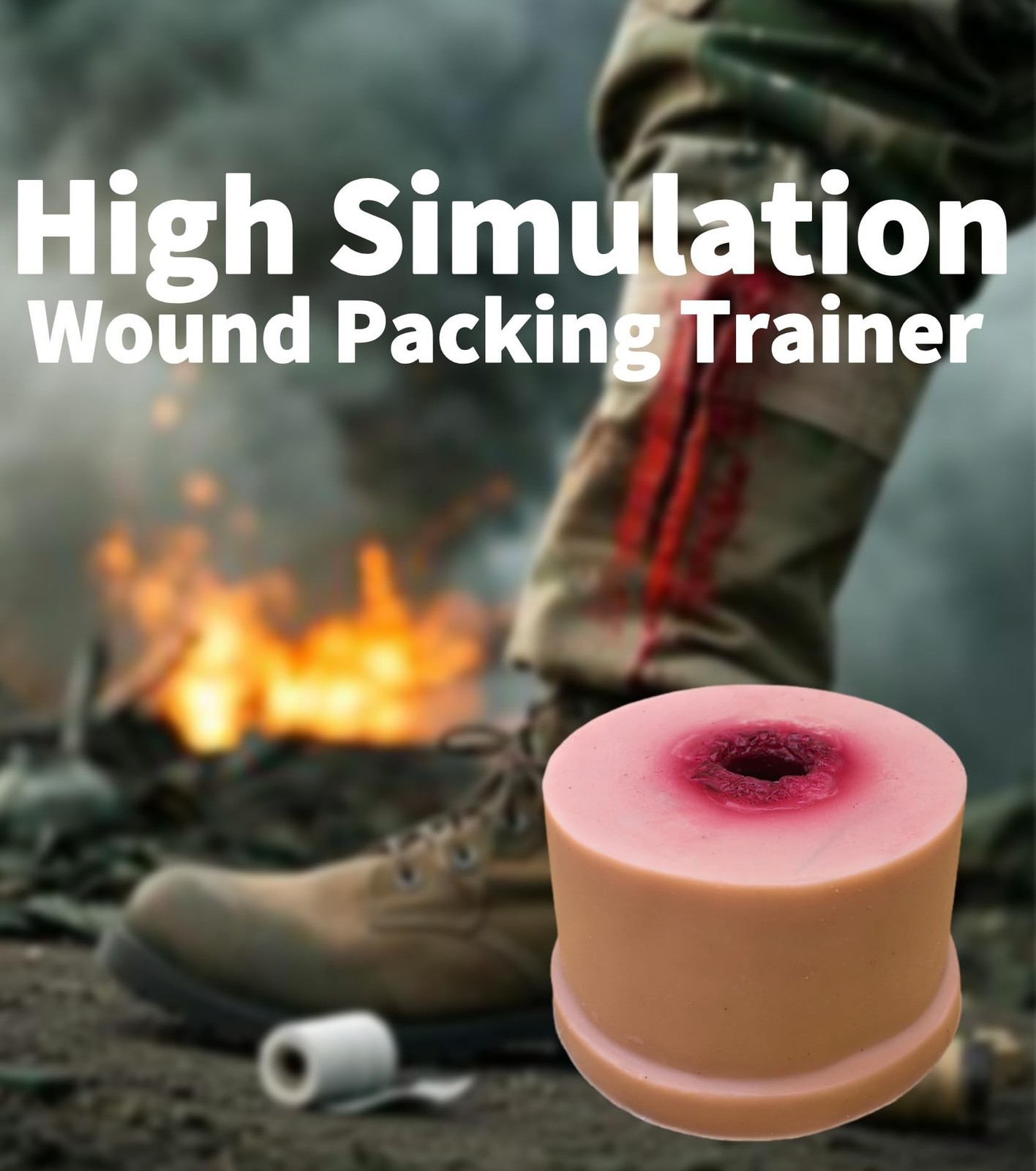 Stop the Bleed Wound Packing Trainer Kit Emergency Preparedness Practice Set NEW