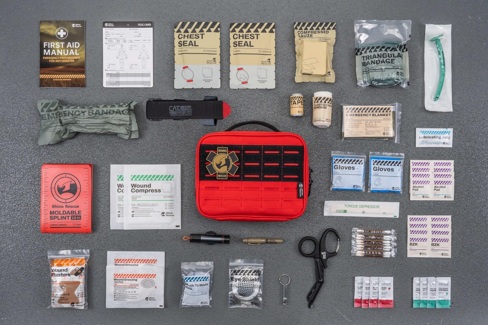 Vehicle IFAK Trauma Kit with C-A-T Tourniquet, Tactical First Aid Kit Molle P…