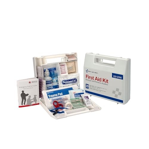 First Aid Only 223-U First Aid Kit 106pc, OSHA Compliant, 25 Person