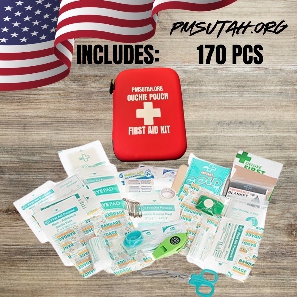 170 Pc First Aid Kit For Tactical Emergency Trauma Military Survival Travel Camp