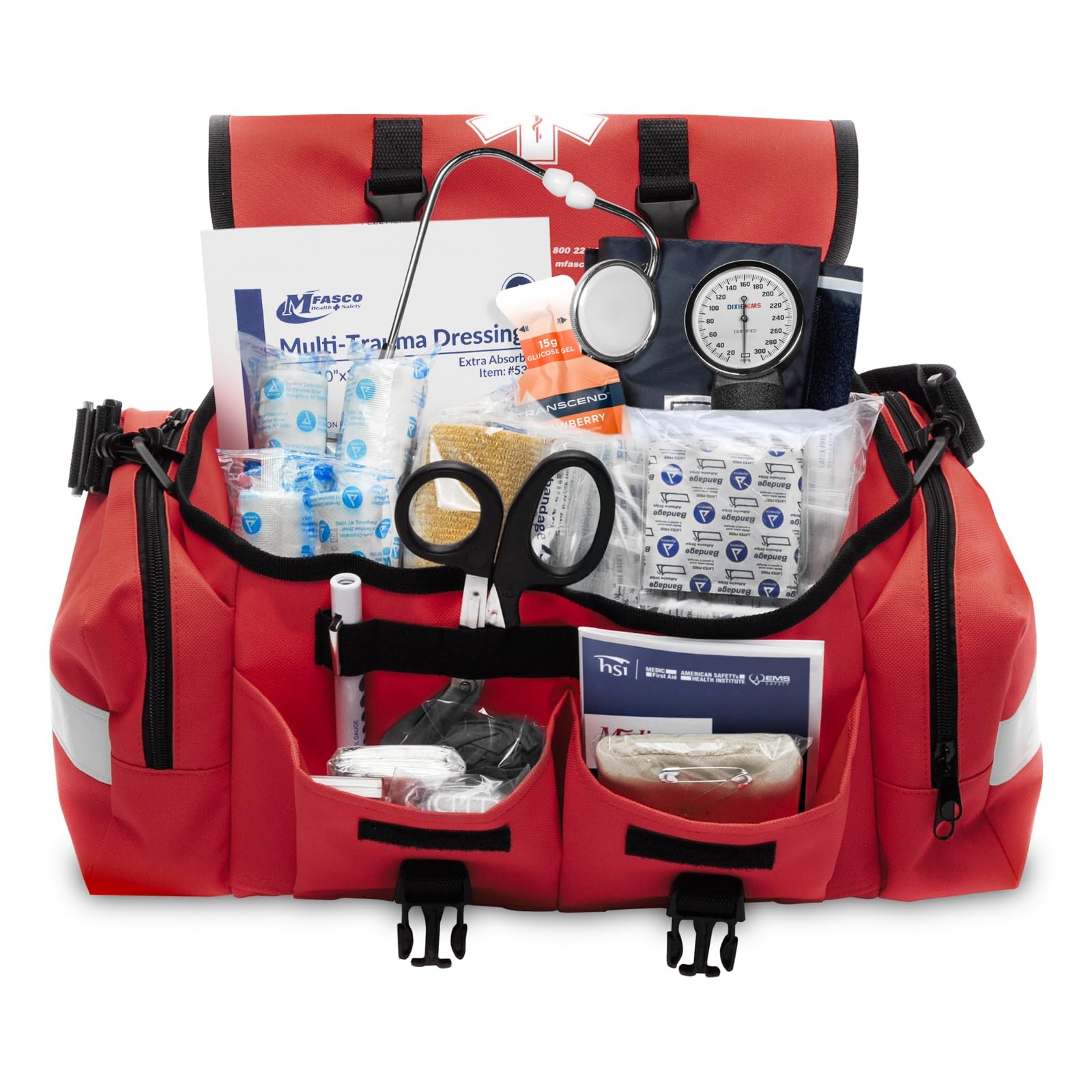 Complete Emergency Response First Aid Kit Trauma Bag – 415 Piece Fully Stocke…