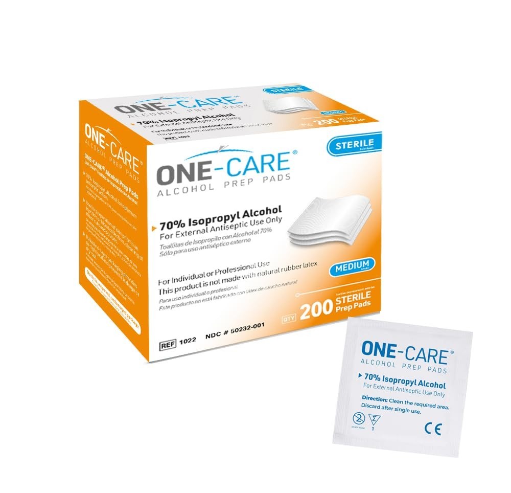 200 Individually Wrapped Sterile Prep Pads – Essential Skin Cleansing Wipes