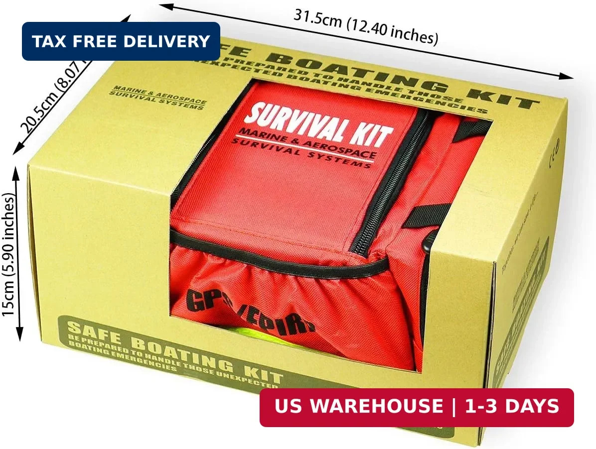 Boat Safety Kit for Boating Sailing Kayaking Fishing Marine Safety Required by C