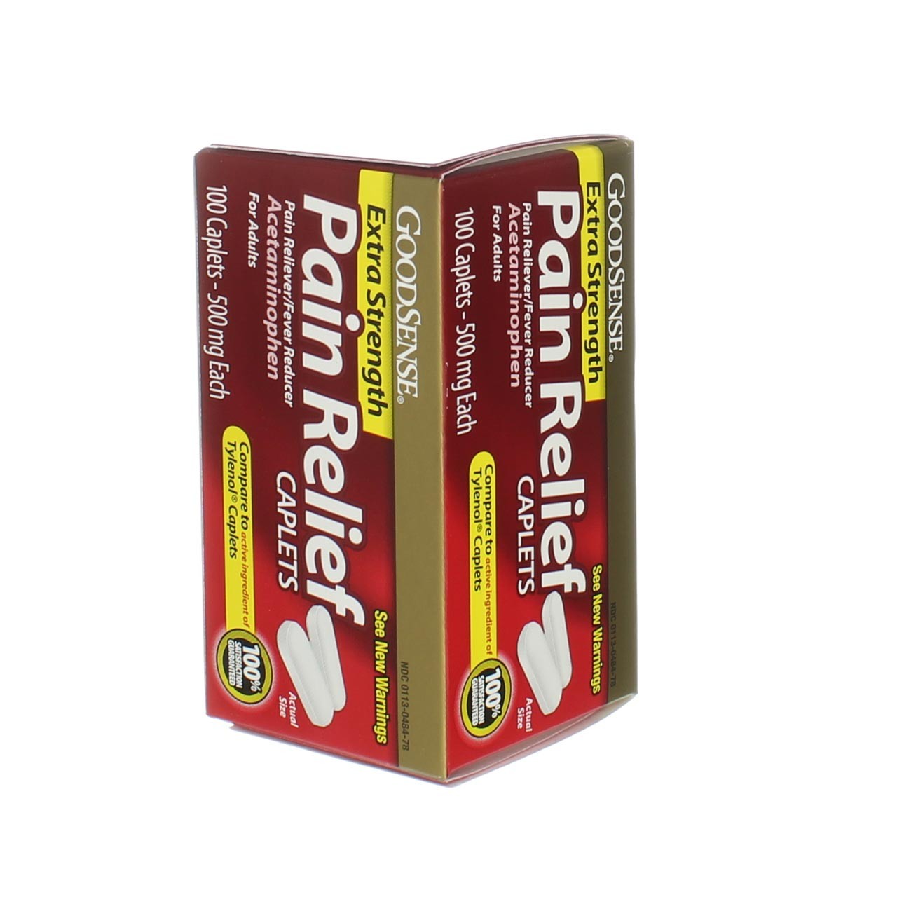 6 Pack GoodSense Acetaminophen Extra Strength Pain Reliever Caplets, 500 mg, …
