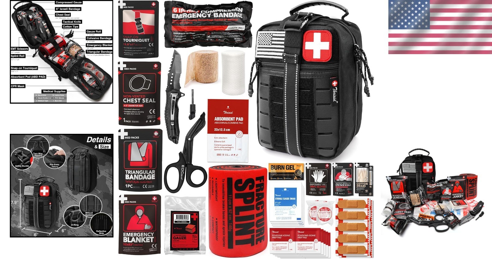 Tactical Wilderness First Aid Pack