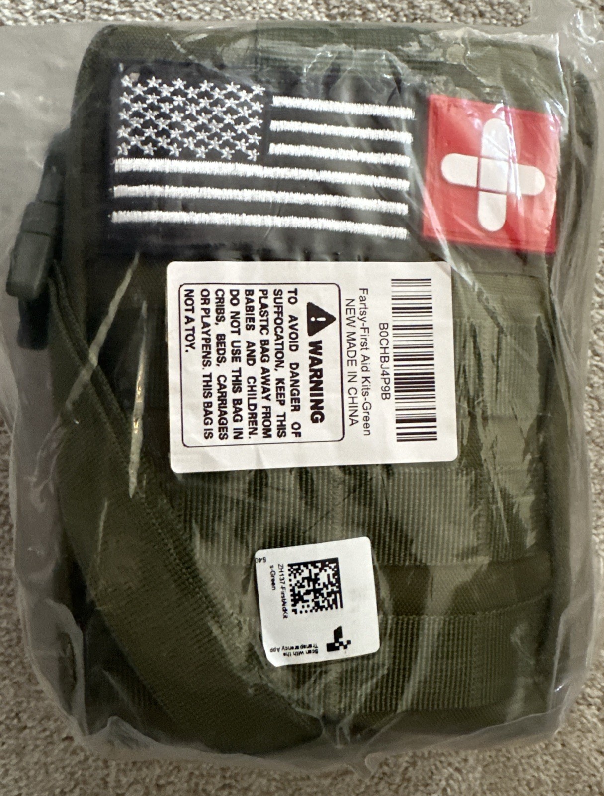 Fartsy First Aid Kit – Green Emergency 149 Piece Survival Kit