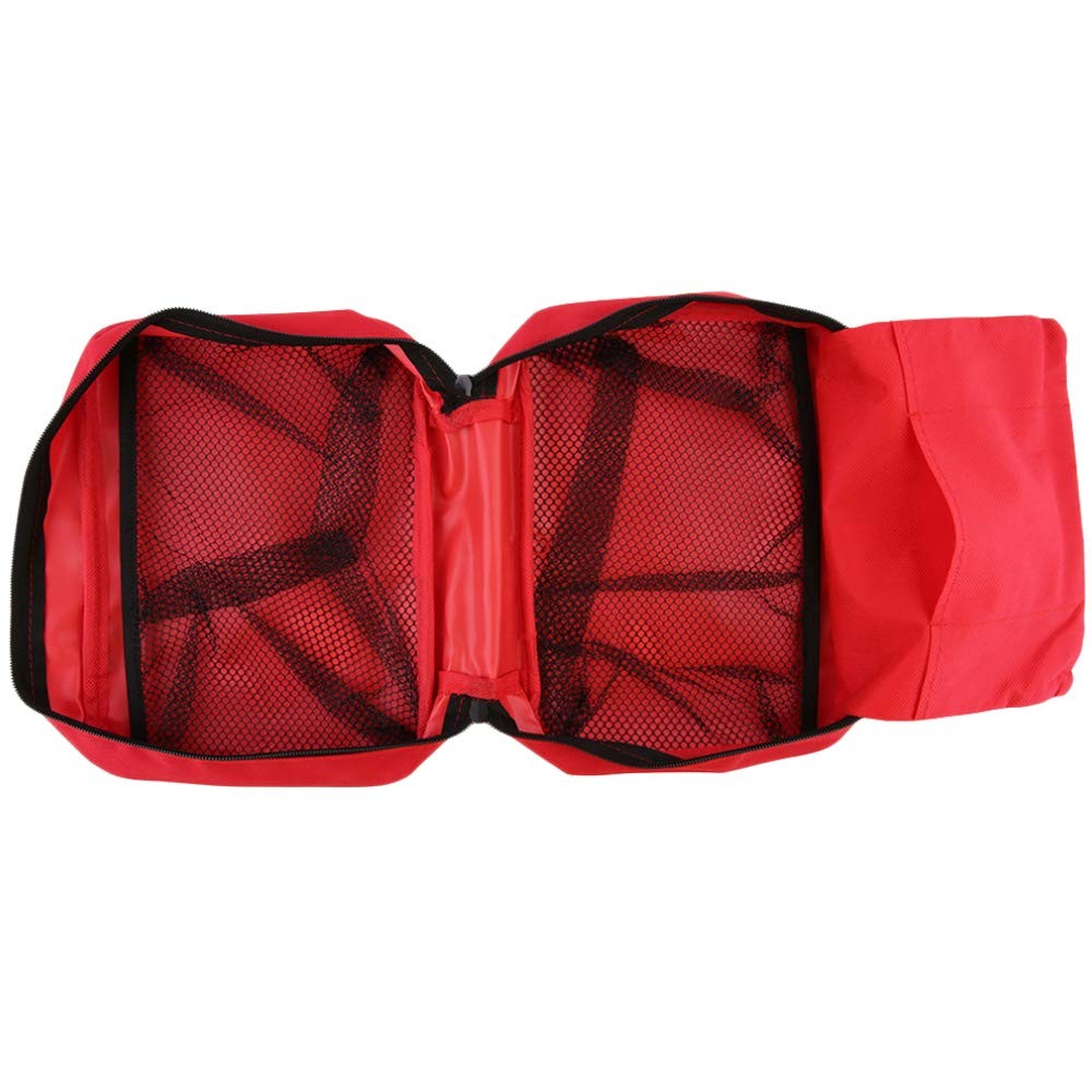 MTGHYARE Red First Aid Kit Bag Empty, Empty Travel 1 Count (Pack of 1),