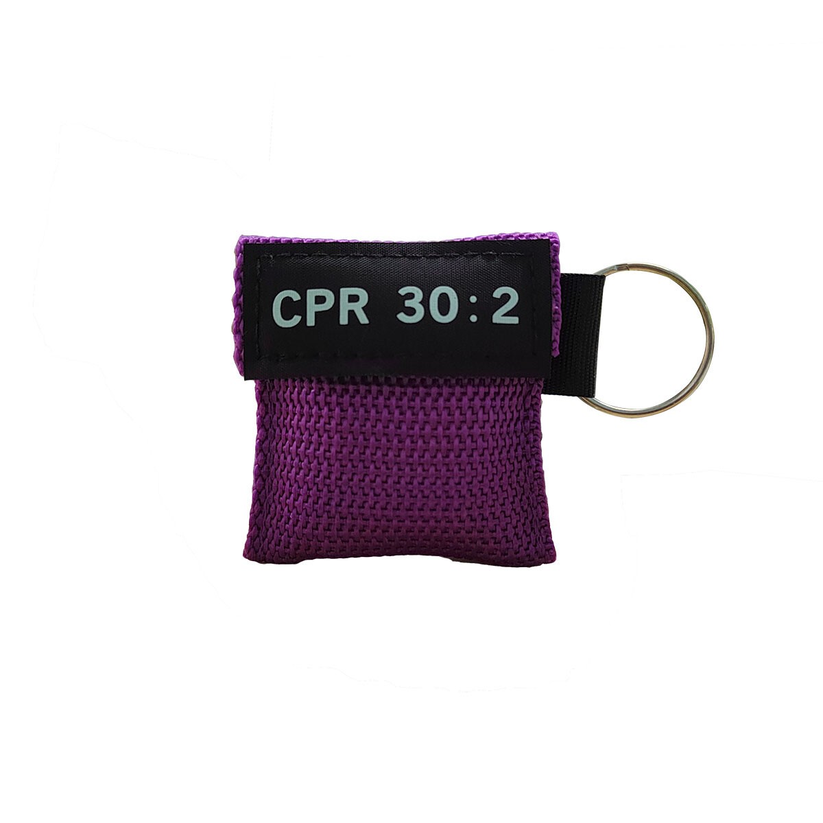 60PCS 8 COLORS CPR MASK ONE-WAY VALVE KEYCHAIN POUCH CPR 30:2 AED FIRST AID