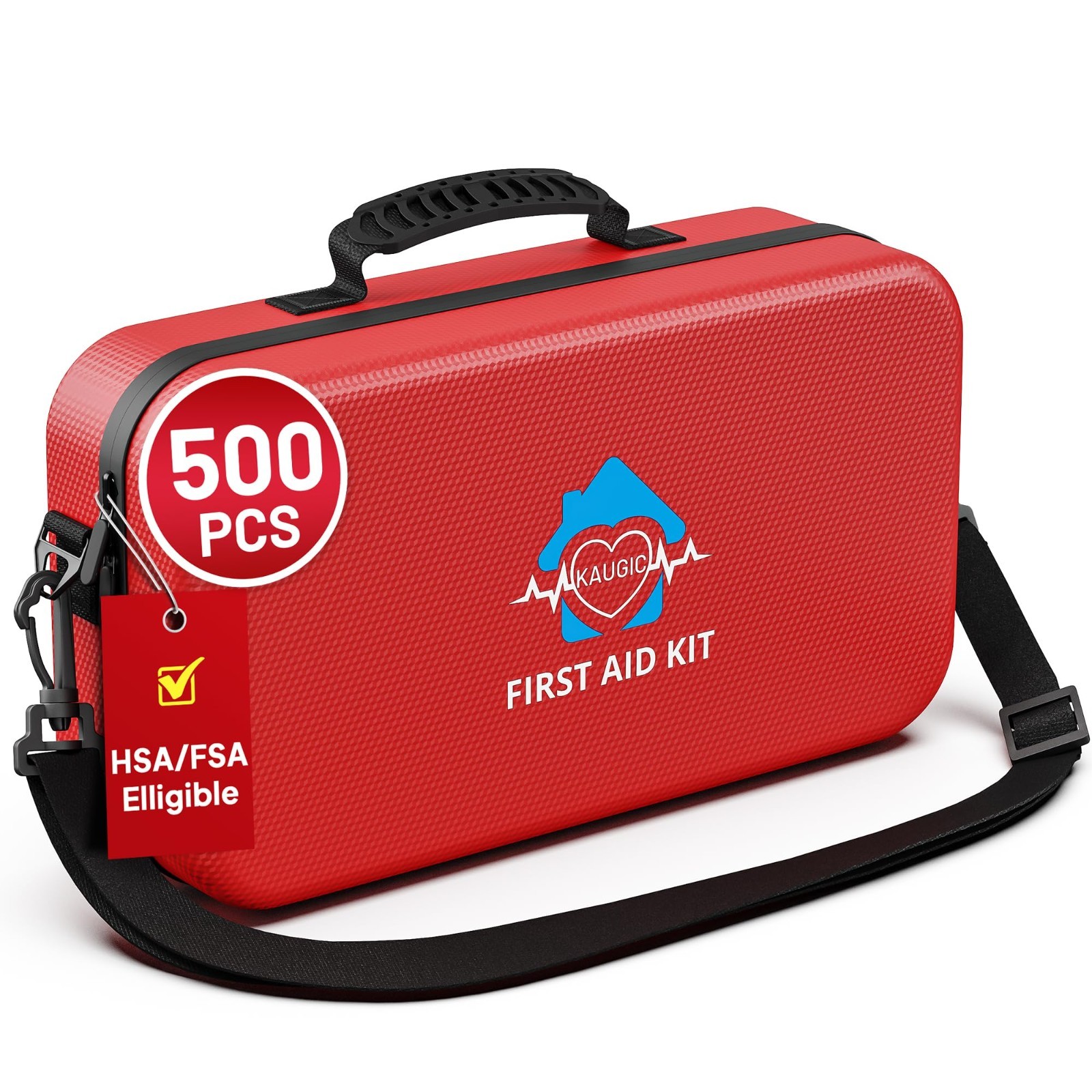 500PCS Waterproof First Aid Kit – Travel, Camping, Home, Car & Outdoor Emergency